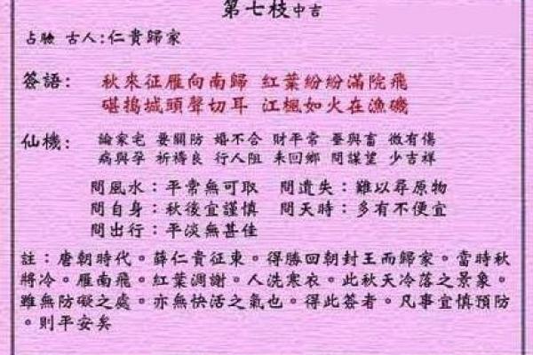 黄大仙灵签将军