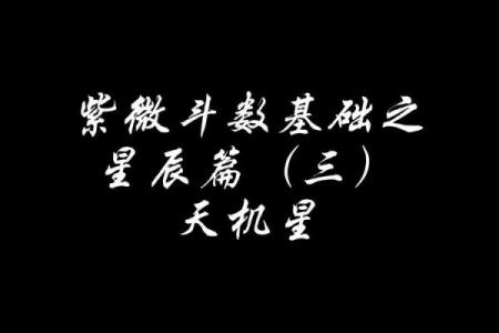 紫微斗数天机星的学习摘录分享