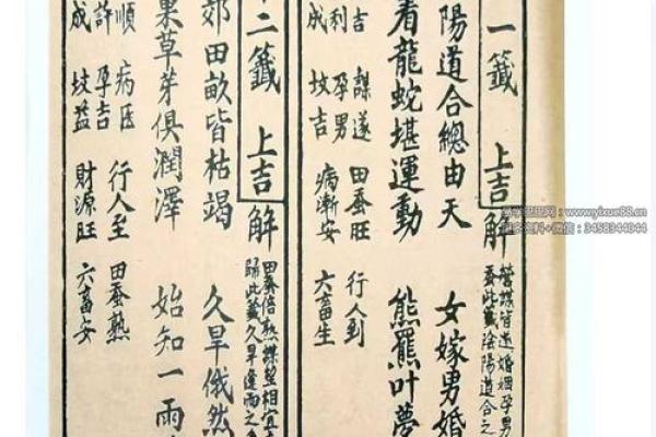 观音灵签说明 观音灵签说明