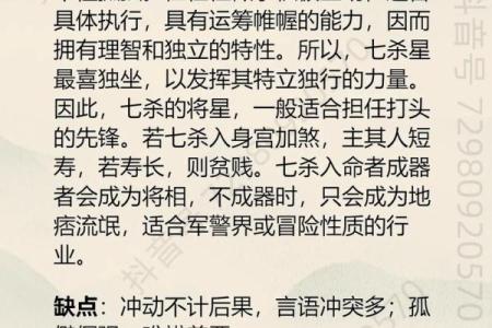 紫微斗数之夫妻宫与诸星，七杀星在夫妻宫是什么意思？