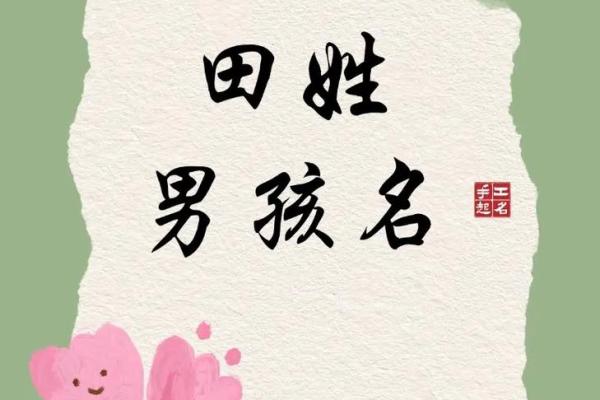 田姓男孩名字大全-田姓男孩起名字大全-田姓名字大全姓名