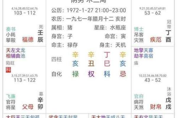八字主星和命格的关系