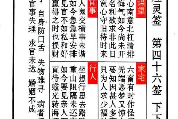 北帝灵签14解读