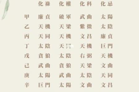 紫薇斗数四化线