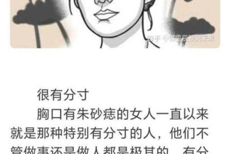 胸部痣相图解算命