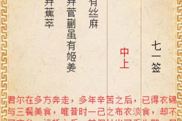 月老灵签68签解释