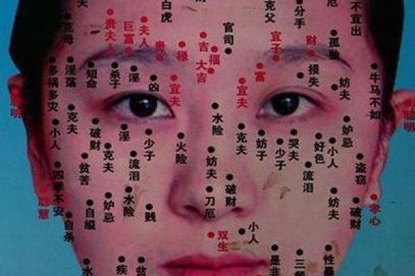 面相黑痣算命图解 面相黑痣算命图解