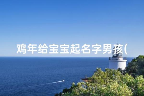 上午11点出生的属鸡男孩适合怎么样取名字姓名