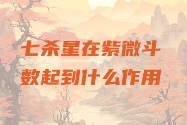 七杀在财帛宫，紫微斗数七杀在财帛宫