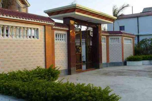 农村围墙大门风水