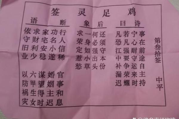 黄大仙灵签第30签解