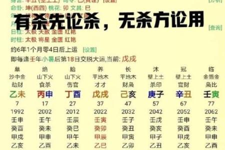 八字身弱行食神