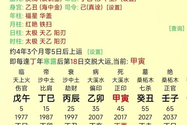 免费算八字格局