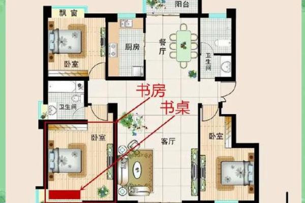 卧室门正对书房门风水会产生健康影响吗