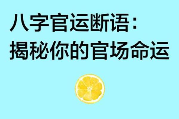 如何通过八字看官运？