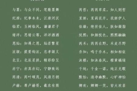 生辰八字起小名