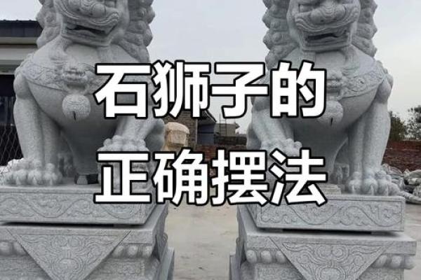 摆放狮子在大门风水起到招财作用