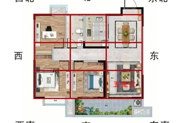 纯南向房子风水