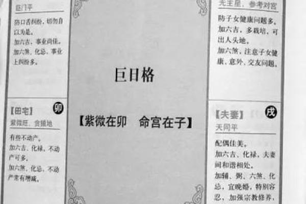 紫薇斗数男女排盘顺序